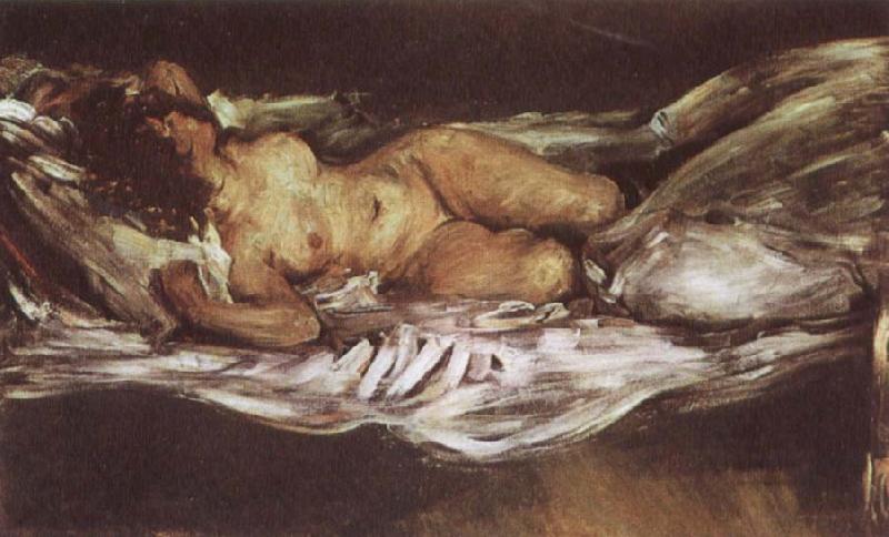 Lovis Corinth Reclining Nude oil painting image